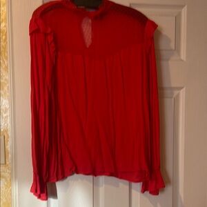 Elegant Red Women's Top